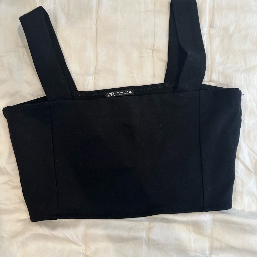 Zara Square Neck Crop Top